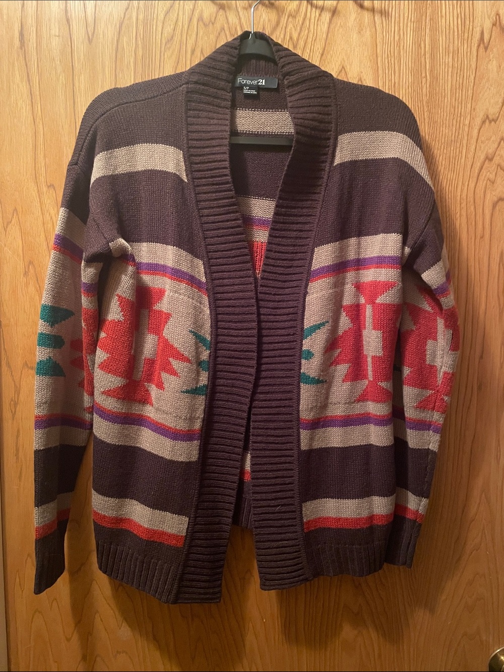 Forever 21 Patterned Cardigan